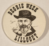 Rare Begbie Week Lillooet 2 1/4" Round Button Pin