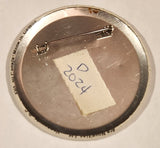 Rare Begbie Week Lillooet 2 1/4" Round Button Pin