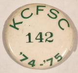 '74 - '75 KCFSC 142 1 1/2" Round Button Pin