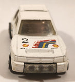 1989 Hot Wheels Peugeot 205 Rallye White #2 "Shell" Die Cast Toy Car Vehicle