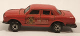 Rare Vintage Uniborn Mercedes Benz 450SE Fire Department Red Die Cast Toy Car Vehicle