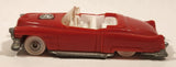 1993 McDonald's Hot Wheels Gas Hog Cadillac Convertible Red Plastic Body Toy Car Vehicle