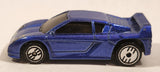 1993 Hot Wheels Zender Fact 4 Blue Die Cast Toy Car Vehicle