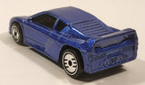 1993 Hot Wheels Zender Fact 4 Blue Die Cast Toy Car Vehicle