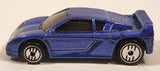1993 Hot Wheels Zender Fact 4 Blue Die Cast Toy Car Vehicle