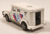 Vintage Majorette No. 204 Bank Security White 1/57 Scale Die Cast Toy Car Vehicle