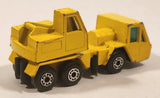 1976 Lesney Matchbox Superfast No. 49 Crane Truck Yellow Die Cast Toy Car Vehicle
