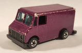 1990 Hot Wheels Color Racers II Letter Getter Maroon Mail Truck Die Cast Toy Delivery Vehicle (Copy)