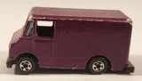 1990 Hot Wheels Color Racers II Letter Getter Maroon Mail Truck Die Cast Toy Delivery Vehicle (Copy)