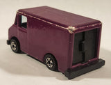 1990 Hot Wheels Color Racers II Letter Getter Maroon Mail Truck Die Cast Toy Delivery Vehicle (Copy)
