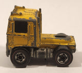 1974 Hot Wheels Redline Road Mountain Mining Road King Truck Yellow Die Cast Toy Car Vehicle