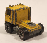 1974 Hot Wheels Redline Road Mountain Mining Road King Truck Yellow Die Cast Toy Car Vehicle