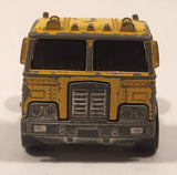 1974 Hot Wheels Redline Road Mountain Mining Road King Truck Yellow Die Cast Toy Car Vehicle
