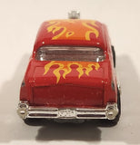 Majorette Movers No. 223 Chevy 57 Red with Flames Die Cast Toy Car Vehicle