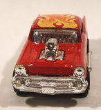 Majorette Movers No. 223 Chevy 57 Red with Flames Die Cast Toy Car Vehicle