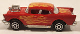 Majorette Movers No. 223 Chevy 57 Red with Flames Die Cast Toy Car Vehicle