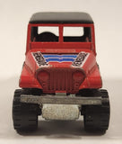 Majorette No. 290 & No. 244 Jeep CJ 4x4 Red 1/54 Scale Die Cast Toy Car Vehicle