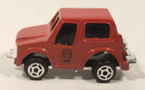 Vintage Buddy L "Metal Made" Mini Fire Dept. Red Die Cast Toy Car Vehicle