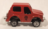 Vintage Buddy L "Metal Made" Mini Fire Dept. Red Die Cast Toy Car Vehicle