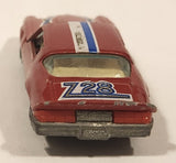 Yatming No. 1077 Chevy Camaro Z28 Red Die Cast Toy Car Vehicle with Opening Doors