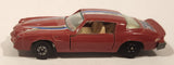 Yatming No. 1077 Chevy Camaro Z28 Red Die Cast Toy Car Vehicle with Opening Doors