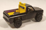 1990 Hot Wheels Power Plower Truck Painted Black Die Cast Toy Car Vehicle
