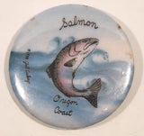 1988 Salmon Oregon Coast 2 1/8" Round Button Pin