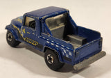 1987 Hot Wheels Jeep Scrambler Blue Die Cast Toy Car Vehicle