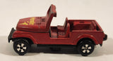 Vintage ERTL Style No. 8405 or 3405 Jeep Wrangler Red Die Cast Toy Car Vehicle
