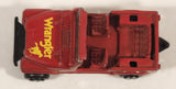 Vintage ERTL Style No. 8405 or 3405 Jeep Wrangler Red Die Cast Toy Car Vehicle