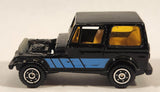 Yatming No. 1603 Jeep CJ-7 Hardtop Black Die Cast Toy Car Vehicle