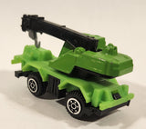 Yatming Style Crane Truck Green Die Cast Toy Car Vehicle