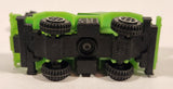 Yatming Style Crane Truck Green Die Cast Toy Car Vehicle