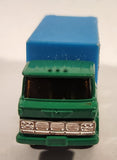 Vintage Yatming Style Hino Semi Delivery Truck Ice Cream Green and Blue Die Cast Toy Car Vehicle - Hong Kong