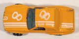 Summer S674 BMW 3.0 CSL #8 Orange with White Stripes Die Cast Toy Car Vehicle