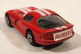 Maisto Dodge Viper Red with White Stripes Die Cast Toy Car Vehicle