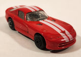 Maisto Dodge Viper Red with White Stripes Die Cast Toy Car Vehicle