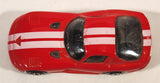 Maisto Dodge Viper Red with White Stripes Die Cast Toy Car Vehicle