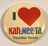 I Love Kah-Nee-Ta Vacation Resort Warm Springs Oregon 2 1/4" Round Button Pin