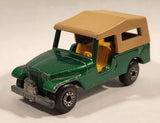 Vintage 1981 Lesney Matchbox Superfast No. 53 Jeep CJ6 Green Die Cast Toy Car Vehicle