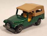 Vintage 1981 Lesney Matchbox Superfast No. 53 Jeep CJ6 Green Die Cast Toy Car Vehicle