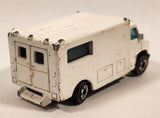 1989 Hot Wheels Workhorses American Ambulance White Die Cast Toy Car Emergency Paramedics Rescue Vehicle with Opening Rear Doors
