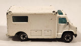 1989 Hot Wheels Workhorses American Ambulance White Die Cast Toy Car Emergency Paramedics Rescue Vehicle with Opening Rear Doors