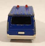 Majorette Sonic Flashers No. 243 Ford Transit Van Police Blue 1/60 Scale Die Cast Toy Car Vehicle