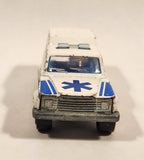 Vintage Majorette No. 269 Ambulance White 1/64 Scale Die Cast Toy Car Vehicle