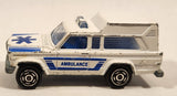 Vintage Majorette No. 269 Ambulance White 1/64 Scale Die Cast Toy Car Vehicle