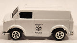 Summer 8637 Sheriff Police Van White Die Cast Toy Car Vehicle