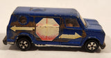 Vintage Soma Van Blue Die Cast Toy Car Vehicle
