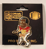 1990 PSI Pro Source Inc. NFL #35 Christian Okoye Kansas City Chiefs Metal Lapel Pin 1 of 5000 New on Card