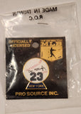 1990 PSI Pro Source Inc. MLB #23 Don Mattingly New York Yankees Metal Lapel Pin New On Card in Bag